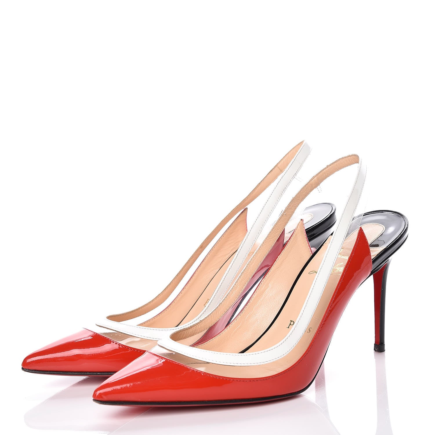 Christian Louboutin Patent PVC Paulina 100 Pumps 36 Carazon 3 of 10