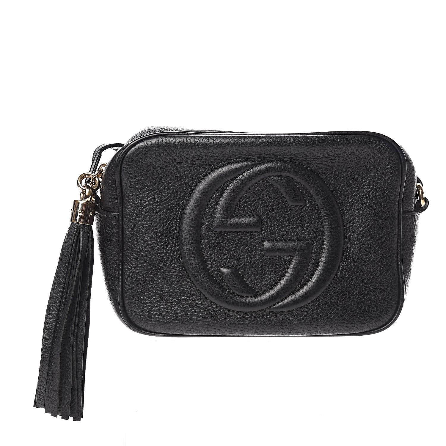 Gucci Pebbled Calfskin Small Soho Disco Bag Black 1 of 12