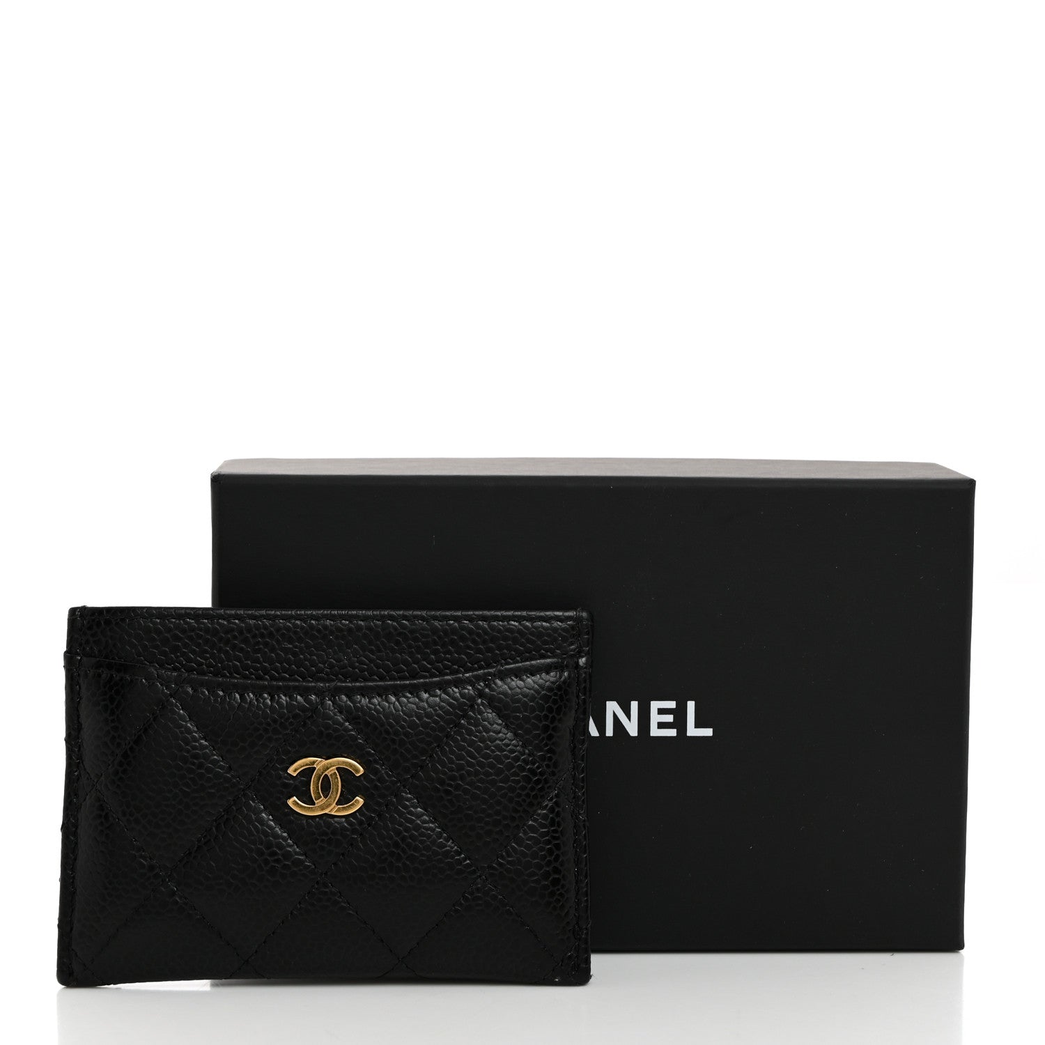 Chanel Caviar Quilted Card Holder Black 9 of 9