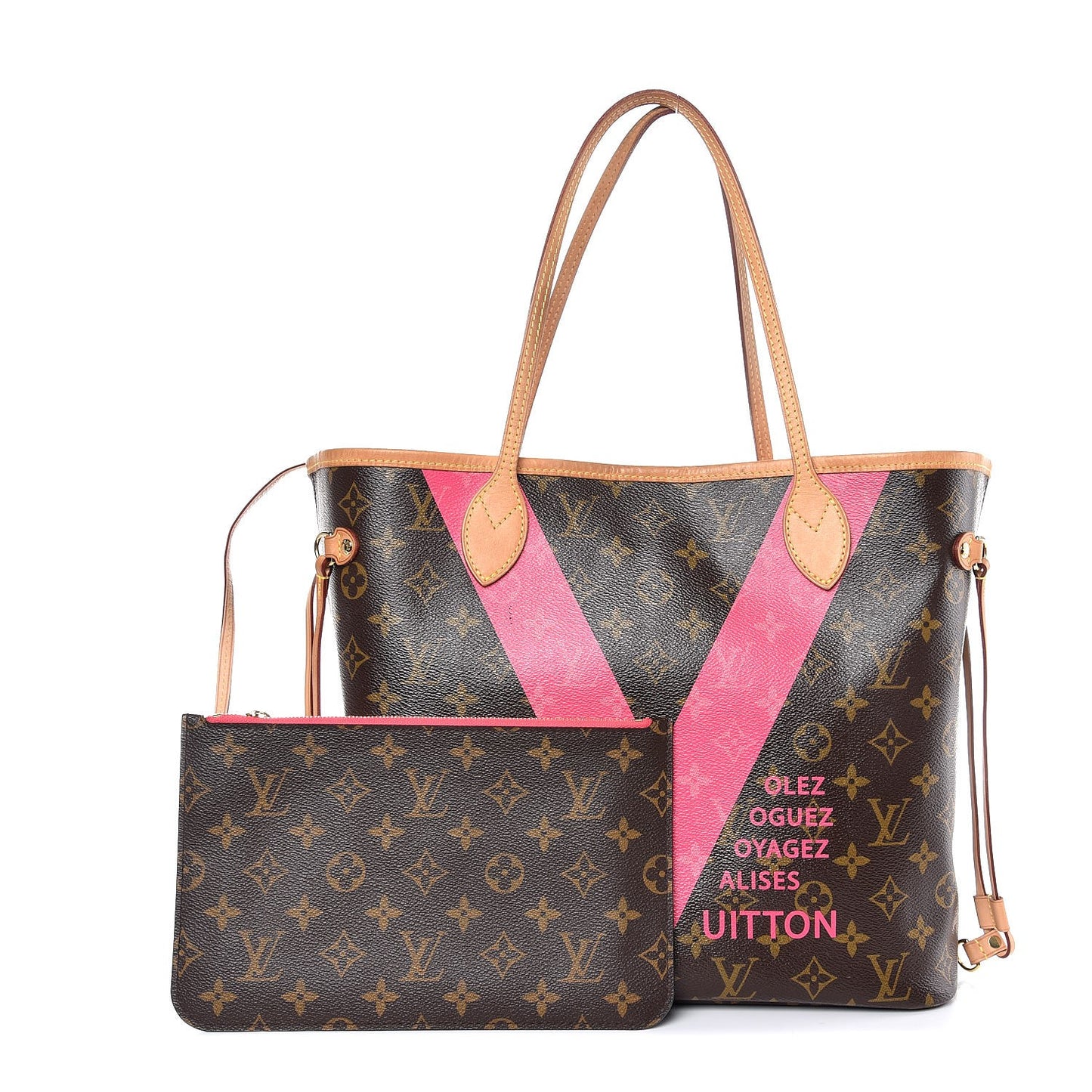 Monogram V Neverfull MM Grenade