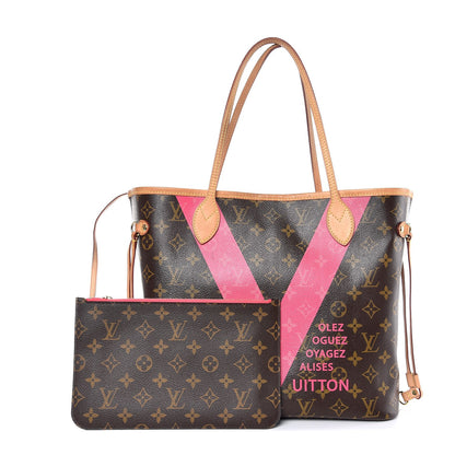 Louis Vuitton Monogram V Neverfull MM Grenade 1 of 11