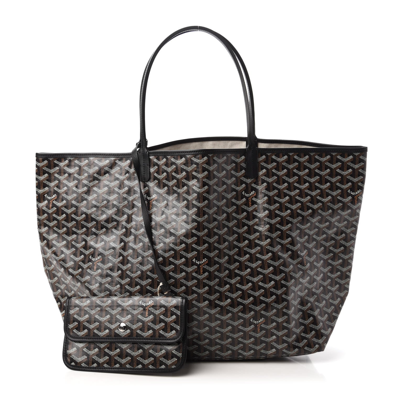 Goyard Goyardine Saint Louis GM Black 1 of 8