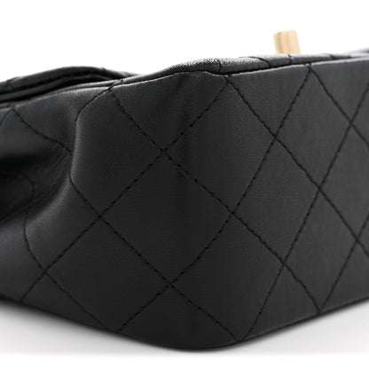 Chanel Lambskin Quilted Mini Square Flap Black 9 of 12