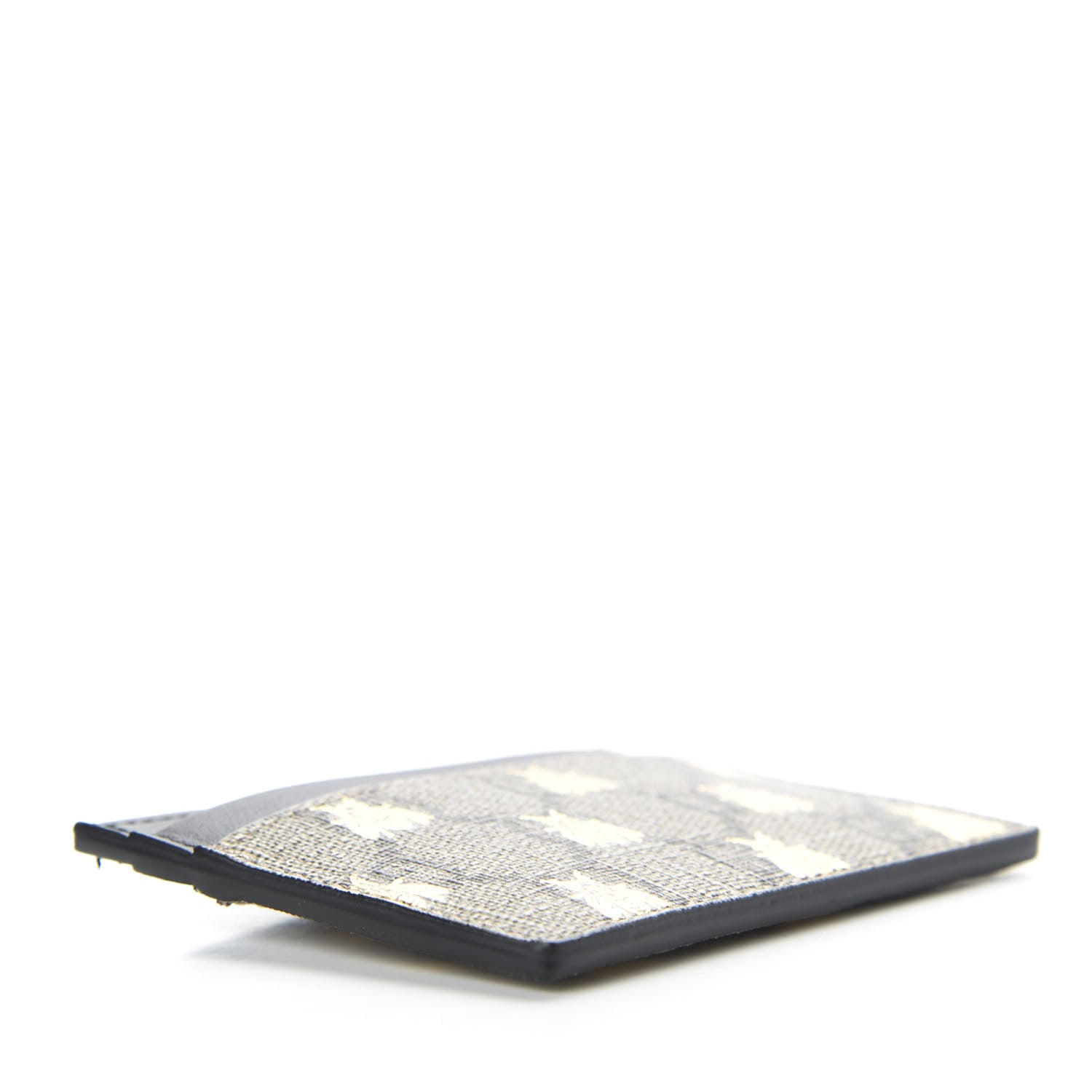 Gucci GG Supreme Monogram Bees Card Holder Black 4 of 7
