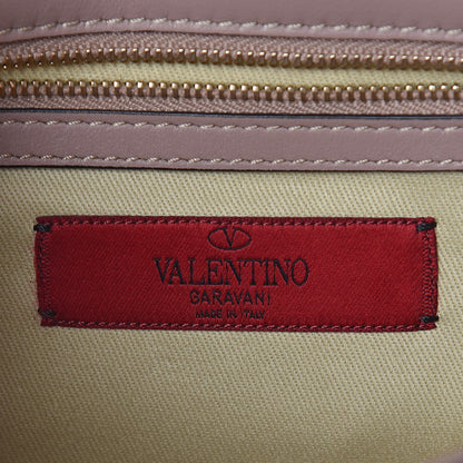 Valentino Garavani Vitello Small Glam Lock Rockstud Flap Poudre 6 of 12