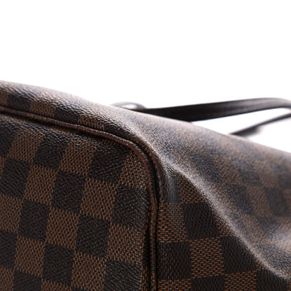 Louis Vuitton Damier Ebene Neo Neverfull MM Rose Ballerine 10 of 15