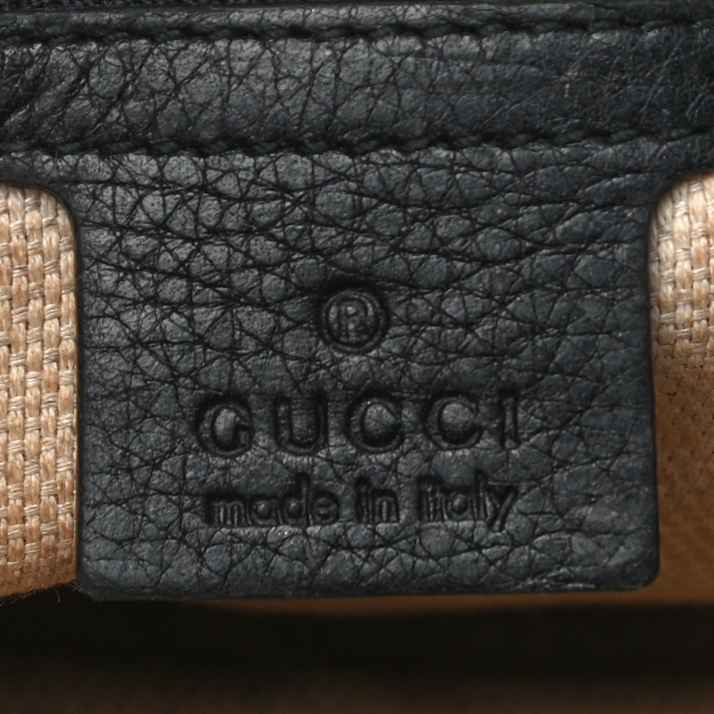 Pebbled Calfskin Medium Soho Flap Crossbody Black
