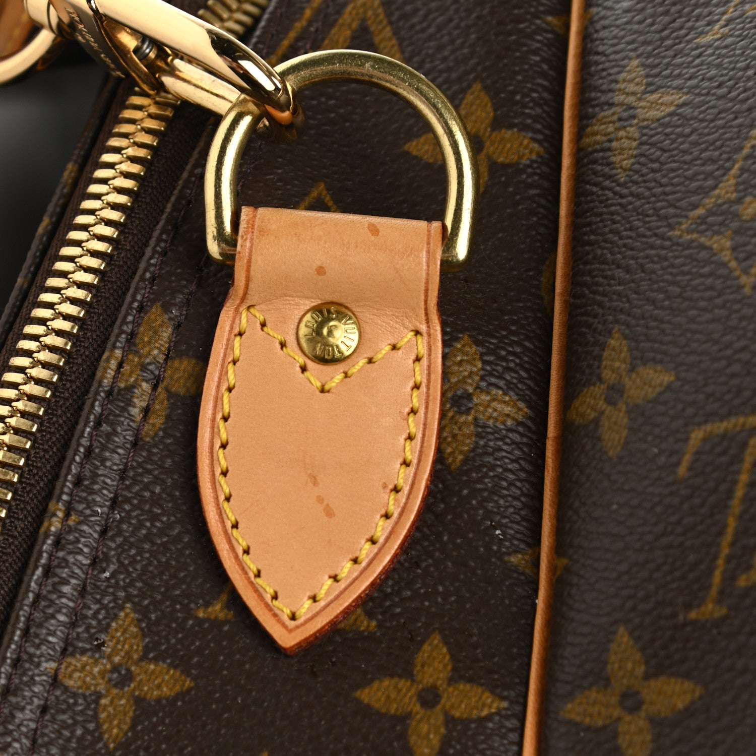 Louis Vuitton Monogram Alize 2 Compartment Luggage Travel Bag 16 of 18