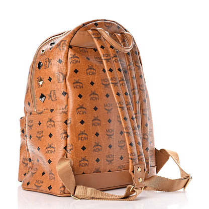 MCM Visetos Studded Medium Stark M Backpack Cognac 3 of 25