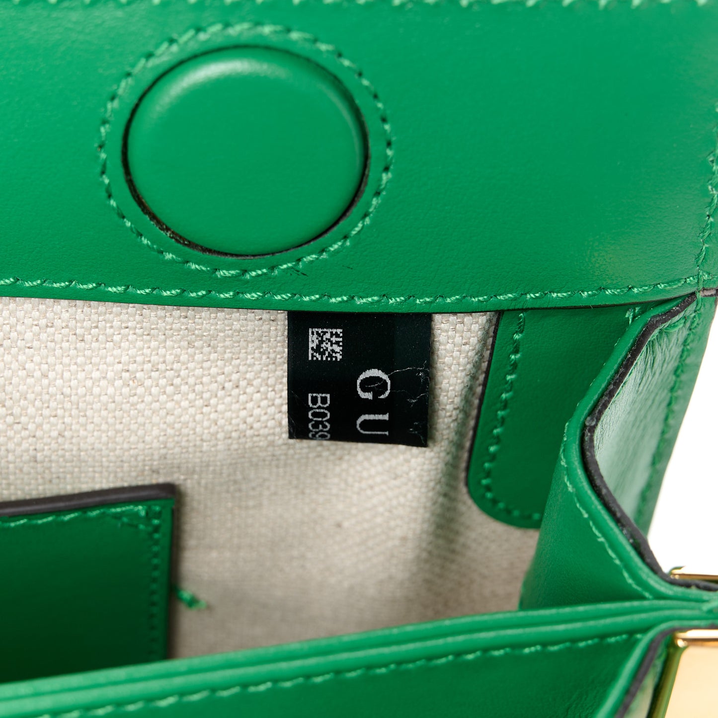 Calfskin GG Matelasse Small Slim Chain Shoulder Bag Spring Green Natural
