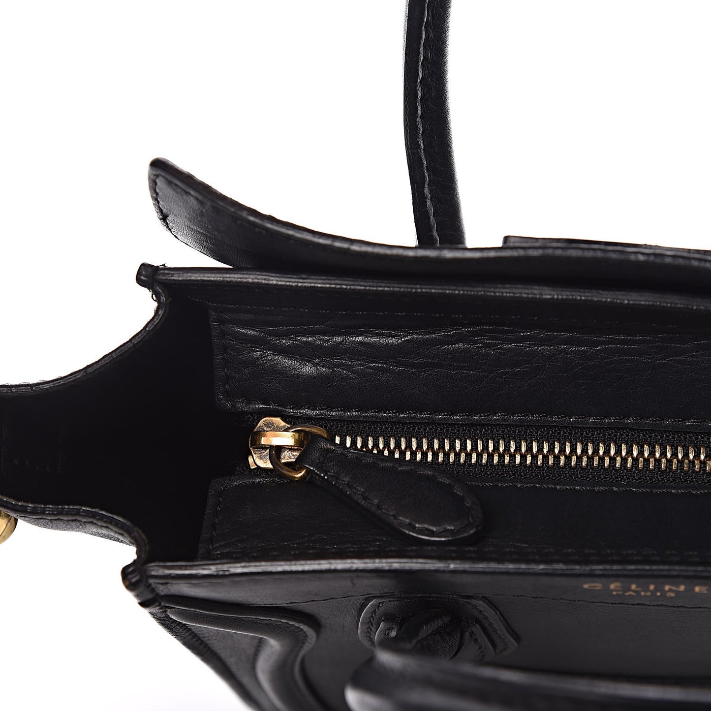 Smooth Calfskin Nano Luggage Black