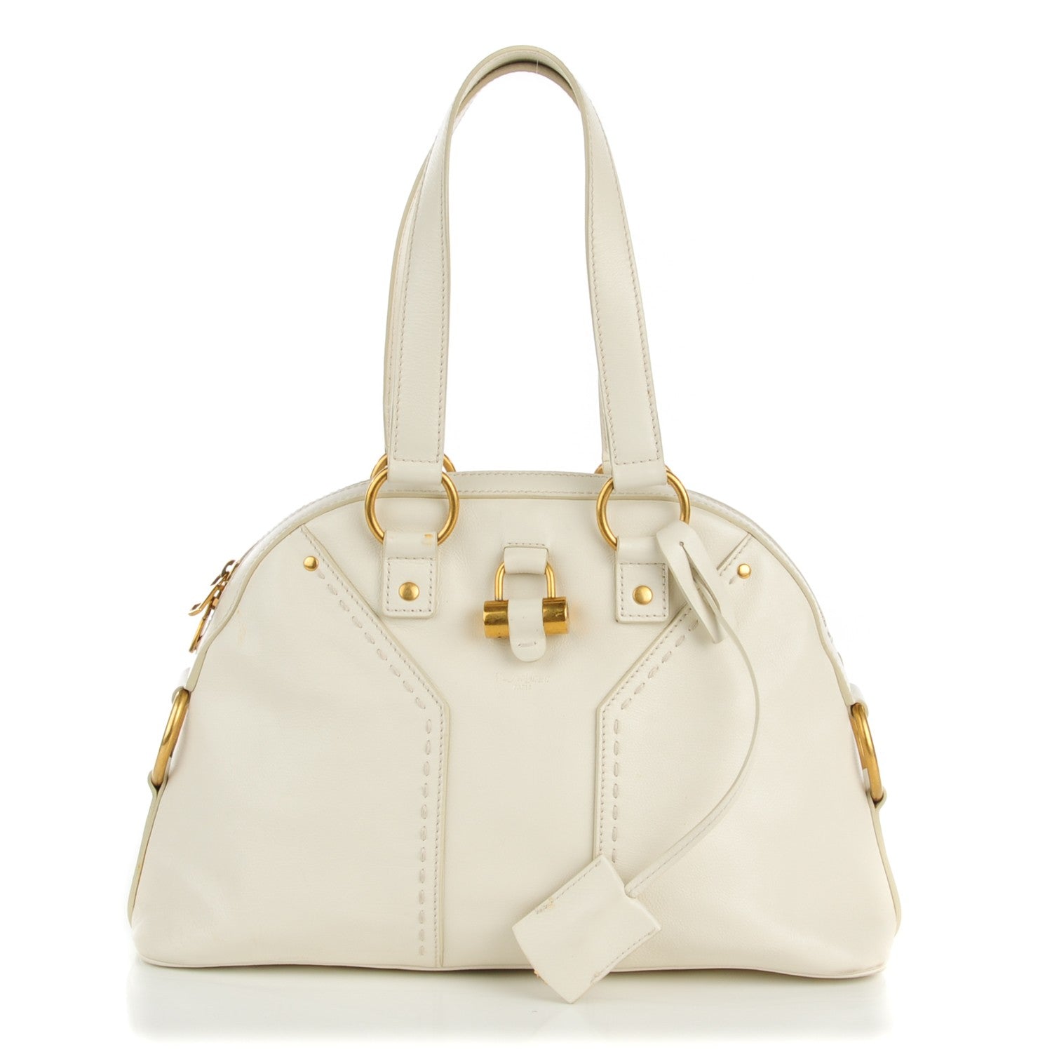 Saint Laurent Calfskin Medium Muse Ivory 1 of 11