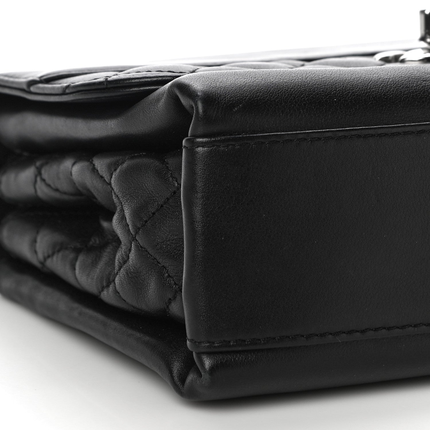 Chanel Calfskin Mini Tramezzo Flap Black 9 of 11