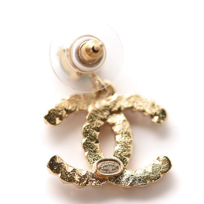 Chanel Crystal Over The Rainbow CC Drop Earrings Gold Multicolor 3 of 5
