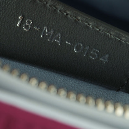 Christian Dior Lambskin Cannage Large Tri-Color Lady Dior Toxic Purple Grey Light Blue 12 of 12