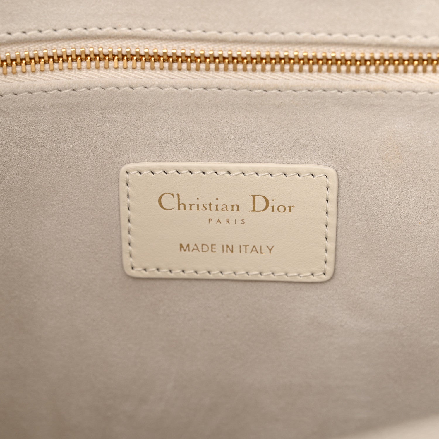 Christian Dior Calfskin Macro Cannage Small Book Tote Latte 6 of 11