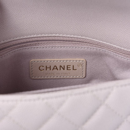 Chanel Caviar Quilted Mini Coco Handle Flap Lilas Lilac 7 of 9