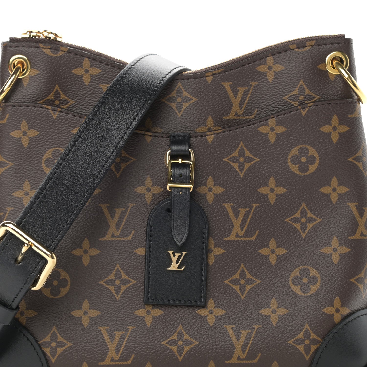 Louis Vuitton Monogram Odeon PM Black 7 of 9