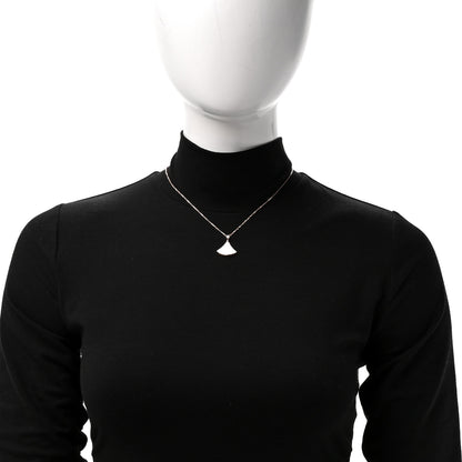 Bulgari 18K Rose Gold Diamond Mother of Pearl Divas' Dream Pendant Necklace 2 of 7
