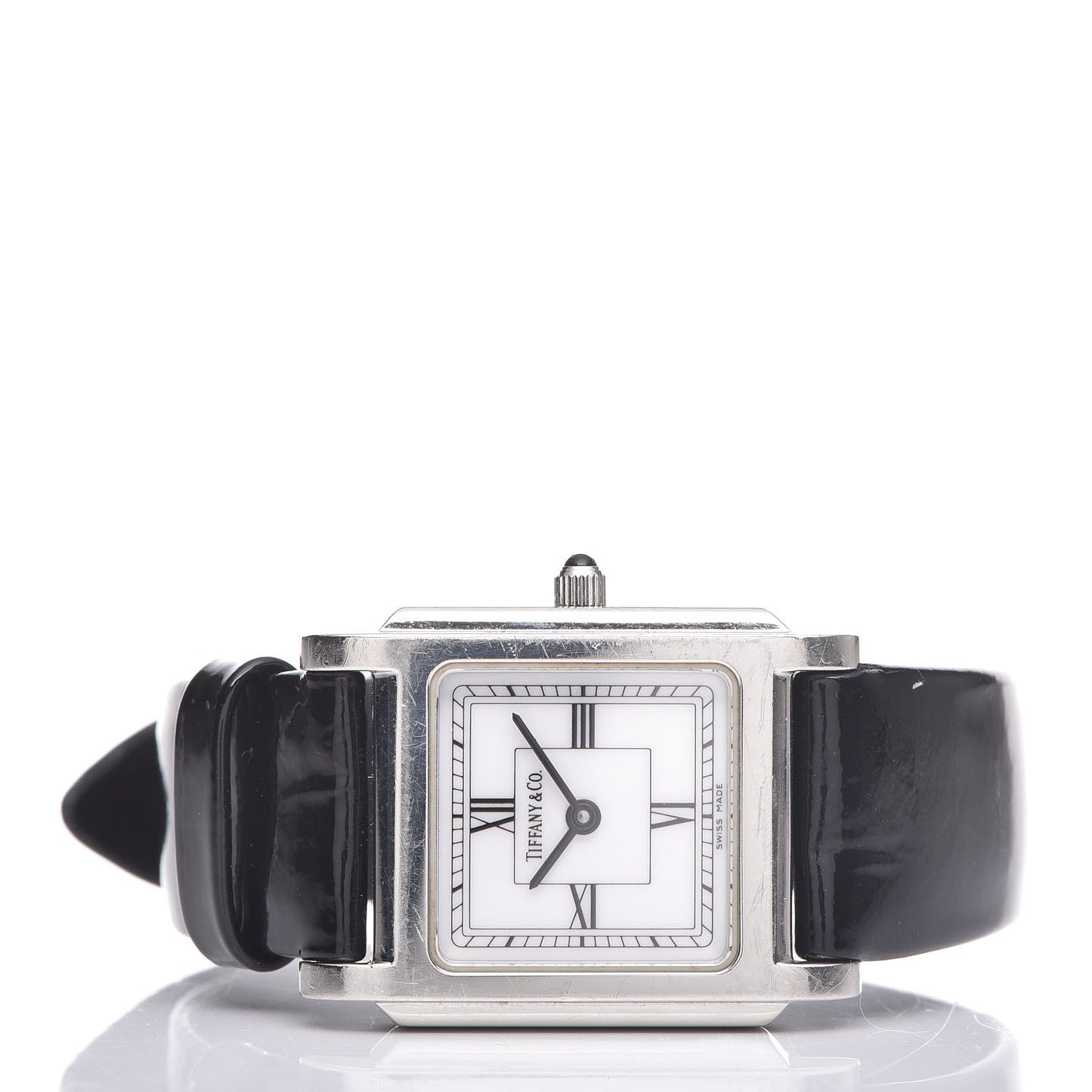 Stainless Steel Patent 24mm Atlas Square Quartz Watch