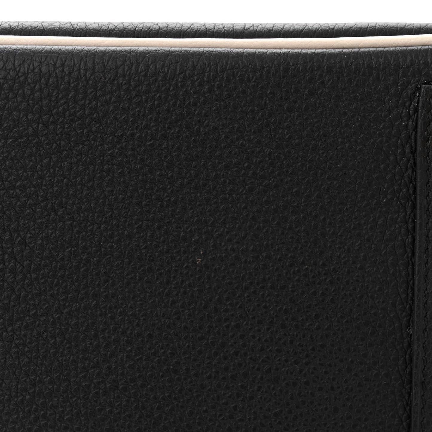 Togo Horseshoe Birkin 25 Black Craie