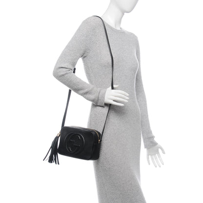 Gucci Pebbled Calfskin Small Soho Disco Bag Black 2 of 7