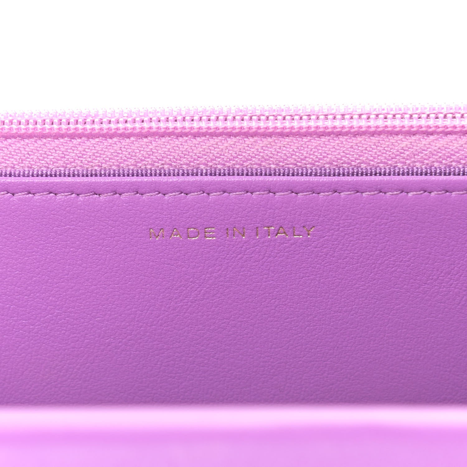 Chanel Patent Calfskin Quilted Wallet On Chain WOC Purple 7 of 11