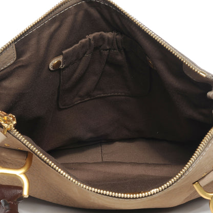 Chloe Nubuck Calfskin Large Marcie Satchel Greige 5 of 7