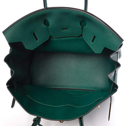 Hermes Togo Birkin 35 Malachite 5 of 9