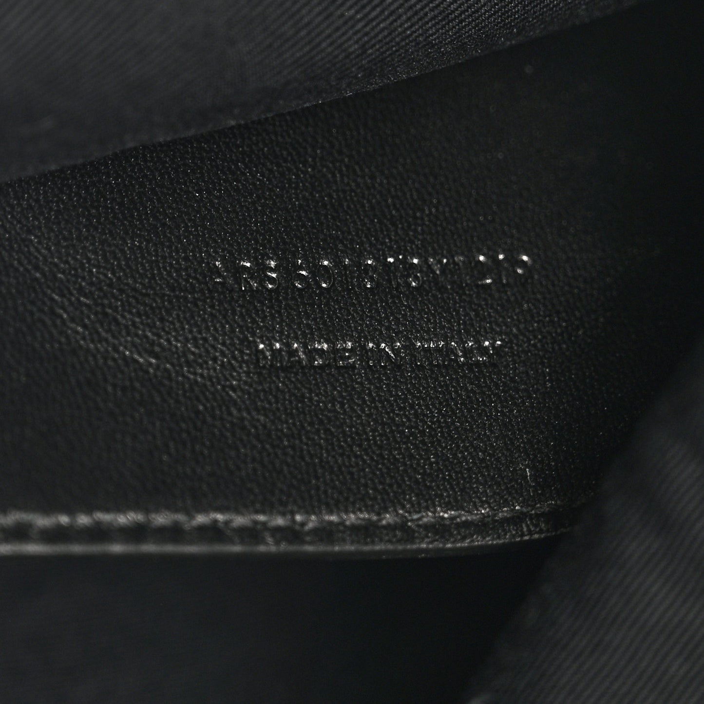 Grain De Poudre West Hollywood Monogram Fold Over Clutch Black