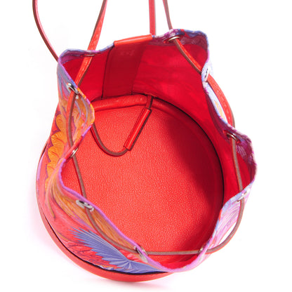 Hermes Silk Swift Flamingo Party Soie Cool Small Capucine 6 of 8