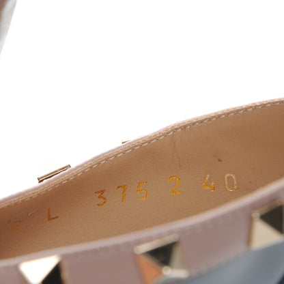 Valentino Garavani Patent Nappa Rockstud Ankle Strap 65mmPumps 40 Light Stone Poudre 8 of 9