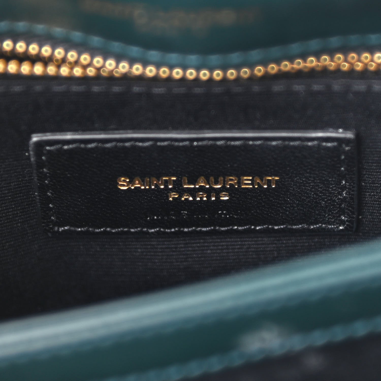 Saint Laurent Velvet Y Quilted Monogram Toy Loulou Crossbody Bag Dark Ottanio 6 of 15
