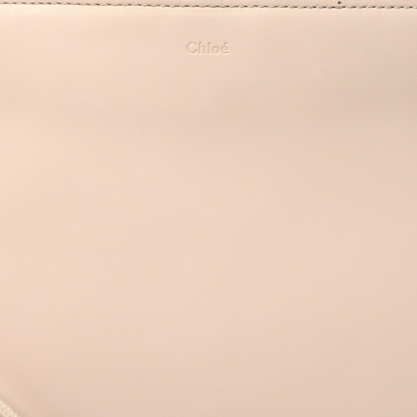 Calfskin Mate Woven Drawstring Shoulder Bag Nude