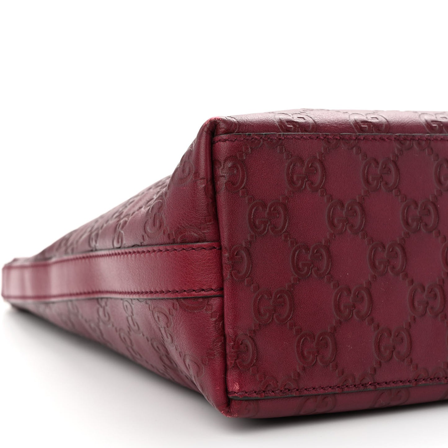 Guccissima Hobo Dark Red