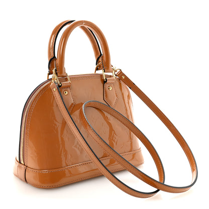 Louis Vuitton Vernis Alma BB Rose Velours 2 of 9