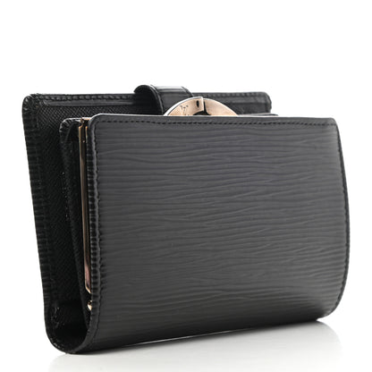 Louis Vuitton Epi French Purse Wallet Black 3 of 7