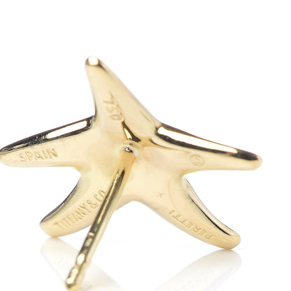 Tiffany 18K Yellow Gold 15mm Elsa Peretti Starfish Single Earring 5 of 5