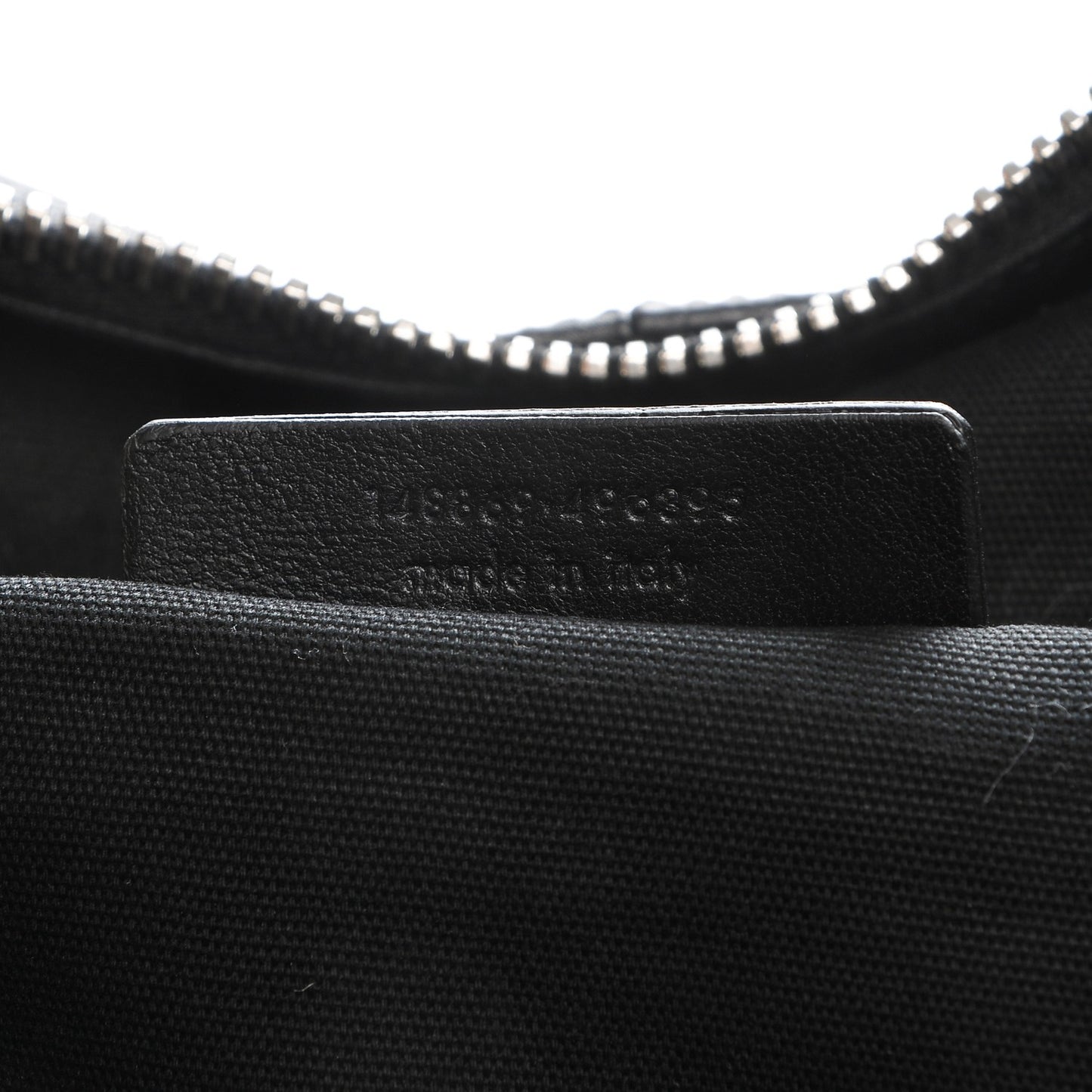 Calfskin Vavin Logo Strap Duffle Bag Black