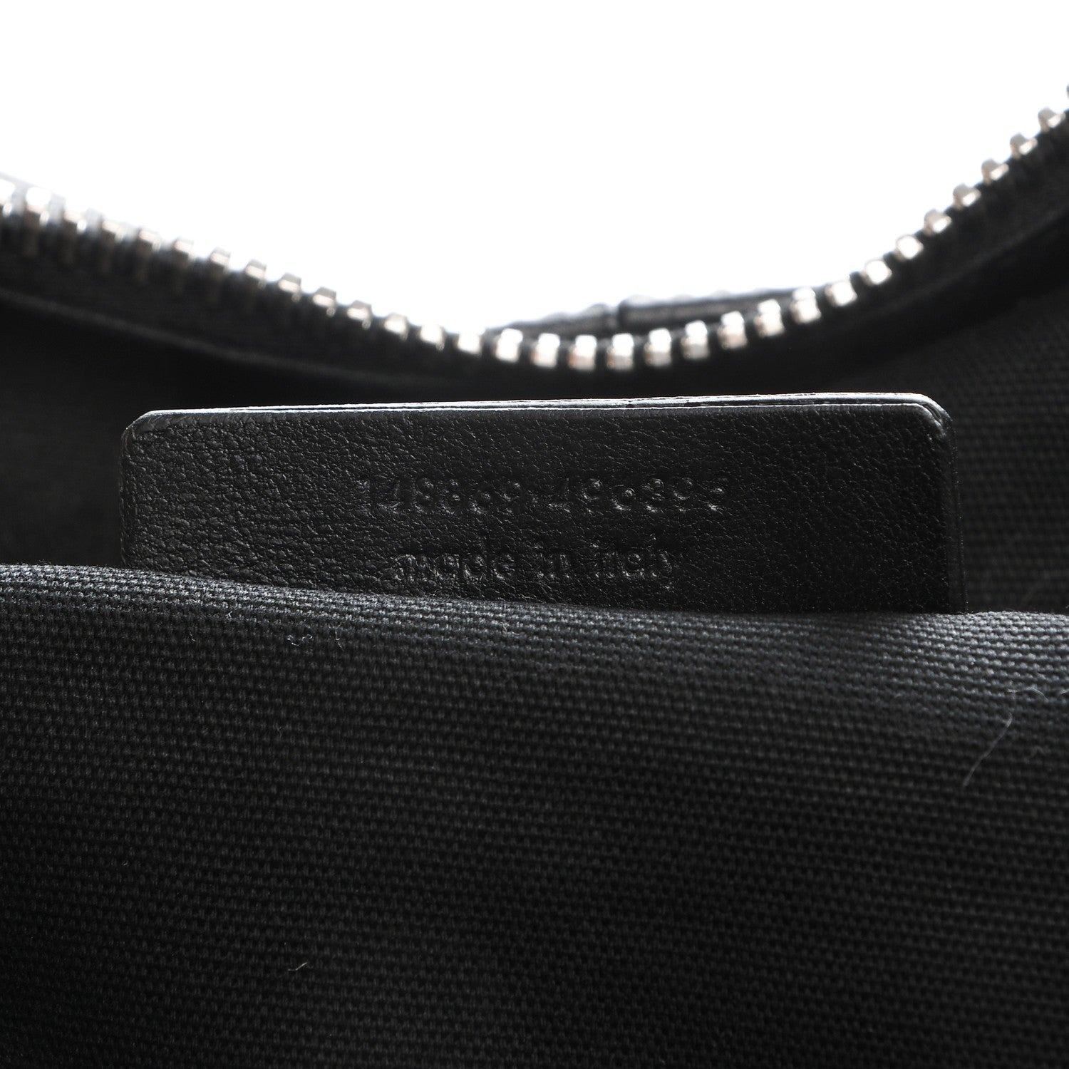 Saint Laurent Calfskin Vavin Logo Strap Duffle Bag Black 7 of 7