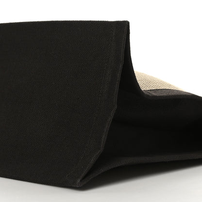 Saint Laurent Linen Calfskin Rive Gauche Tote Natural 8 of 8