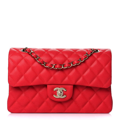 Chanel Caviar Quilted Small Double Flap Red 1 of 11