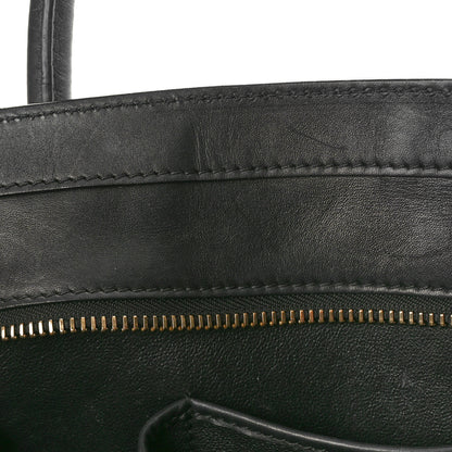 Celine Smooth Calfskin Mini Luggage Black 13 of 14