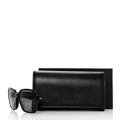 Chanel Acetate Square Sunglasses 5408-A Black 8 of 8