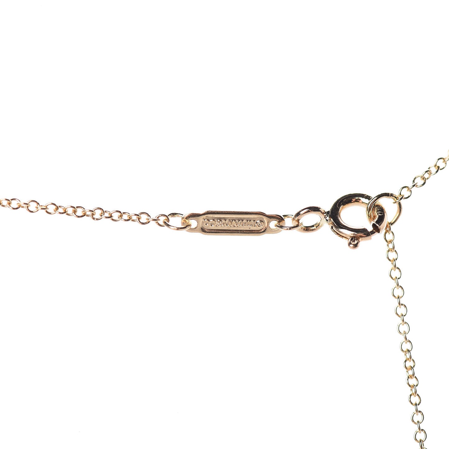 18K Yellow Gold Small T Smile Pendant Necklace