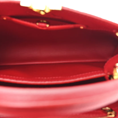 Louis Vuitton Taurillon Capucines BB Scarlet Red 5 of 11