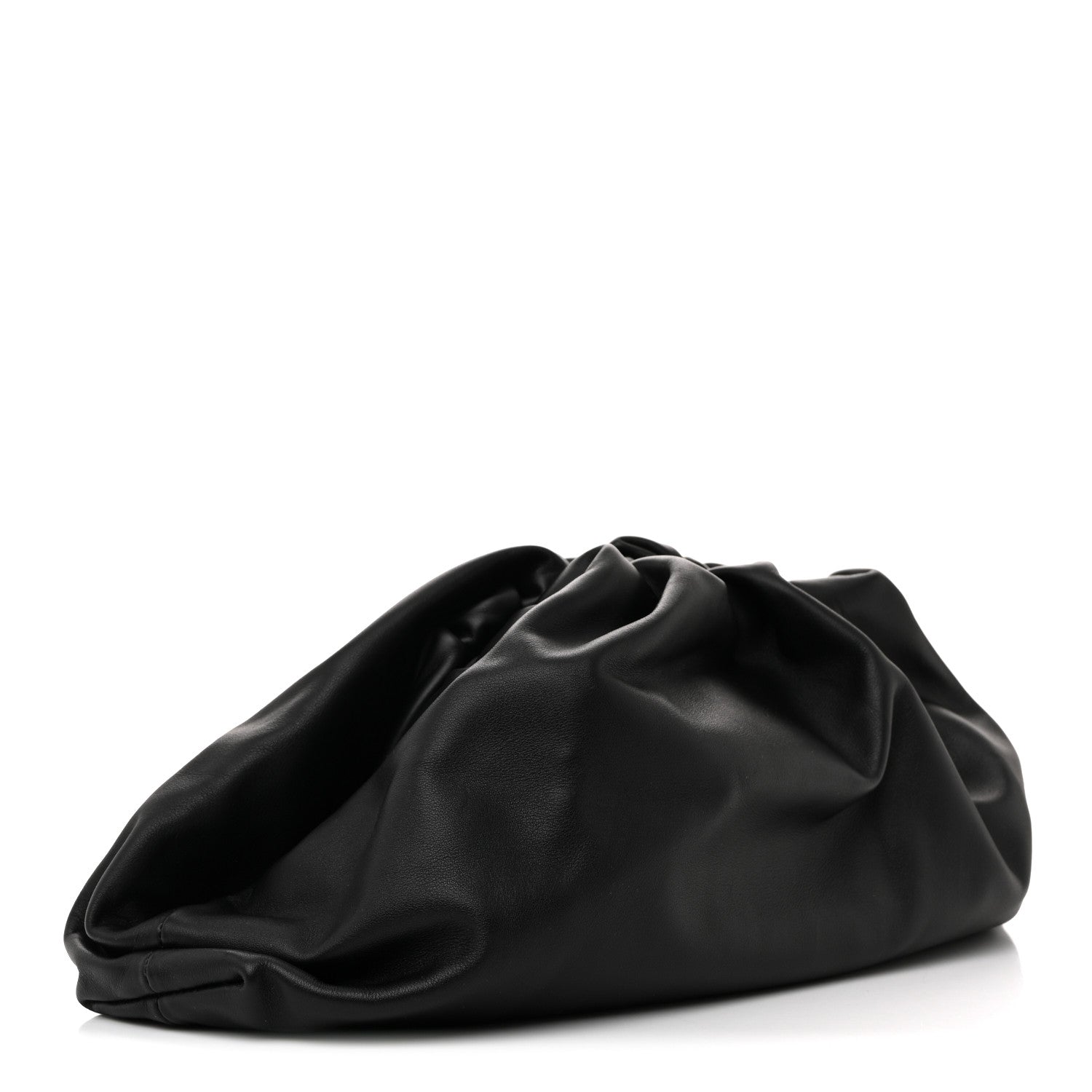 Bottega Veneta Smooth Butter Calf The Pouch Oversized Clutch Black 3 of 10
