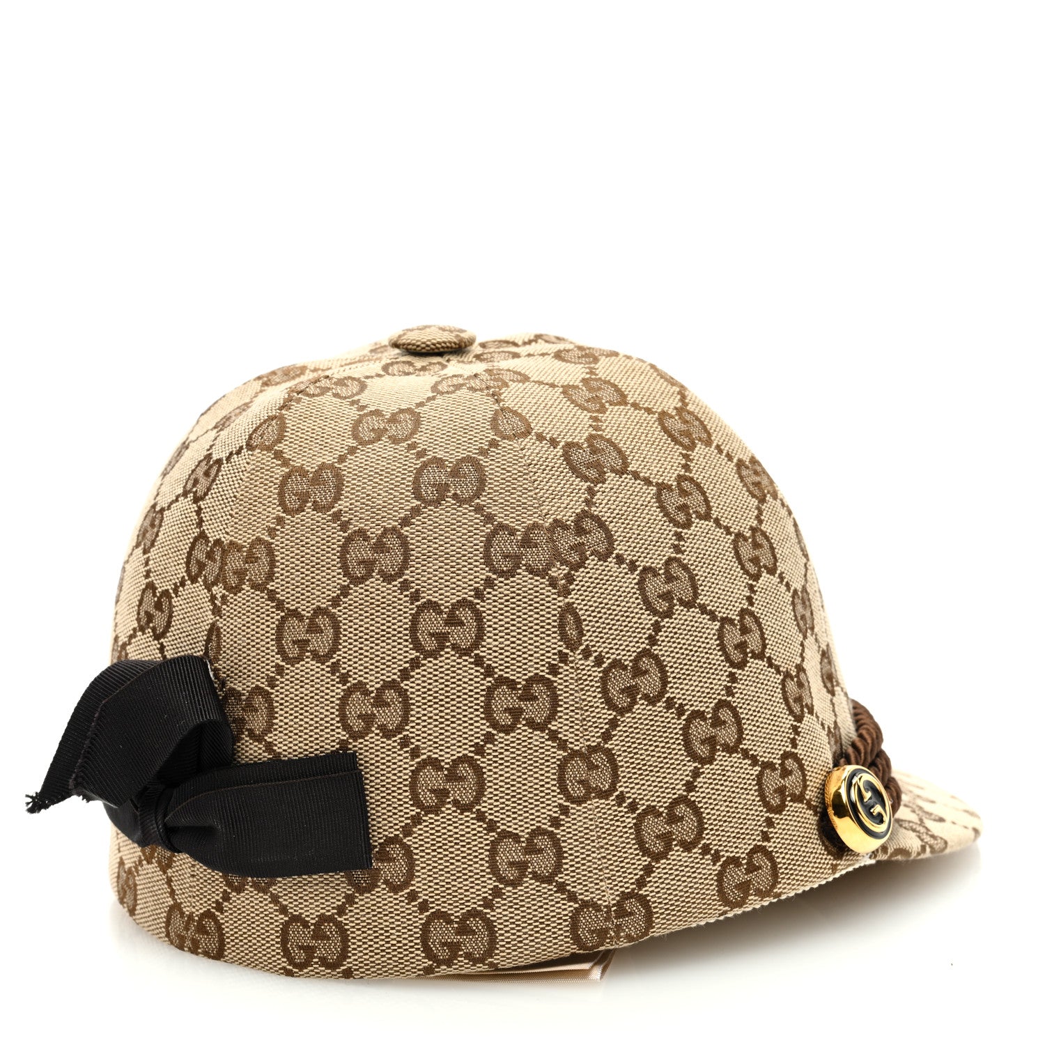 Gucci Monogram Equestrian Hat Beige Brown 4 of 8