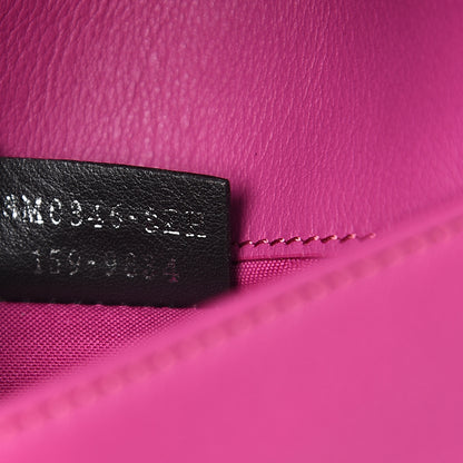Fendi Snakeskin Tube Wallet on Chain Magenta 6 of 10