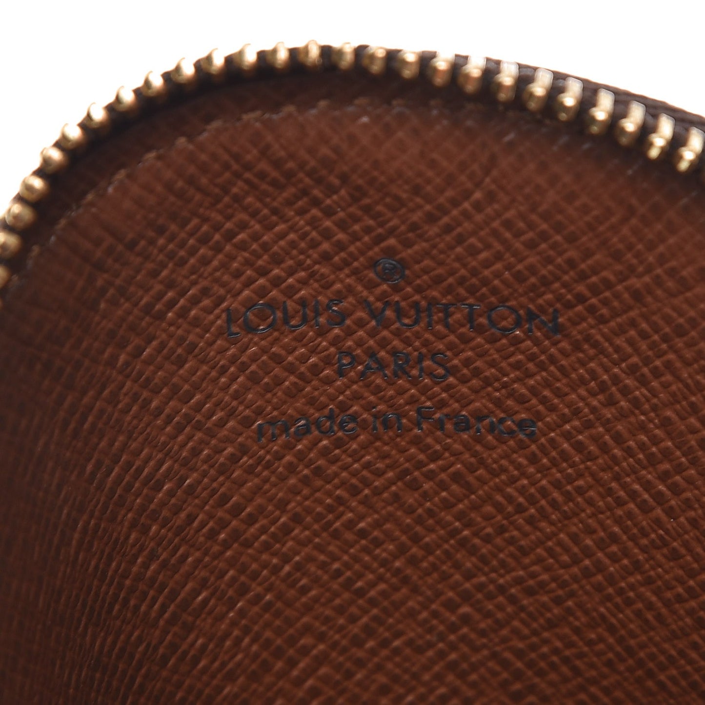 Monogram Round Coin Purse